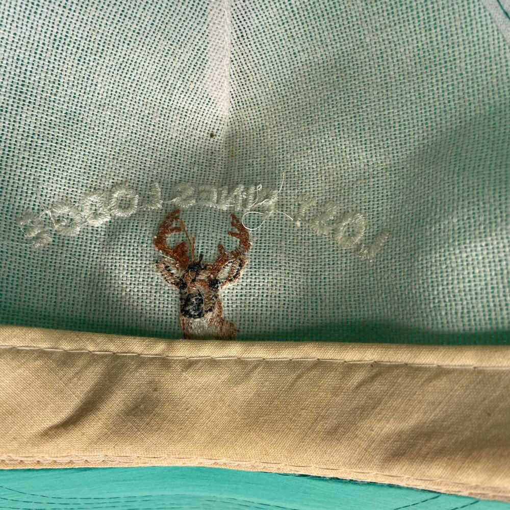 Vintage Lost Pines Lodge Harrietta MI Embroidered Snapback Hat - Picture 3 of 5
